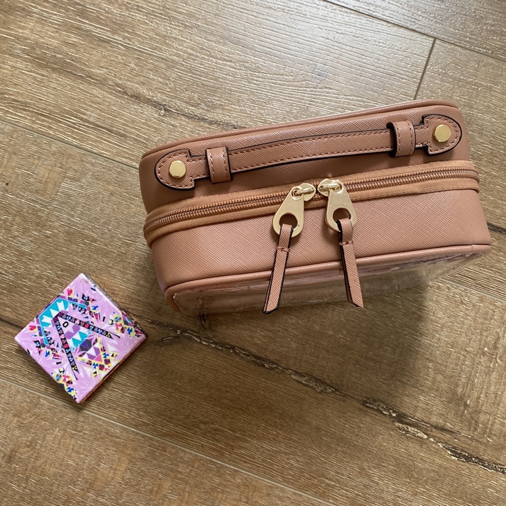 Calpak clear cosmetic case